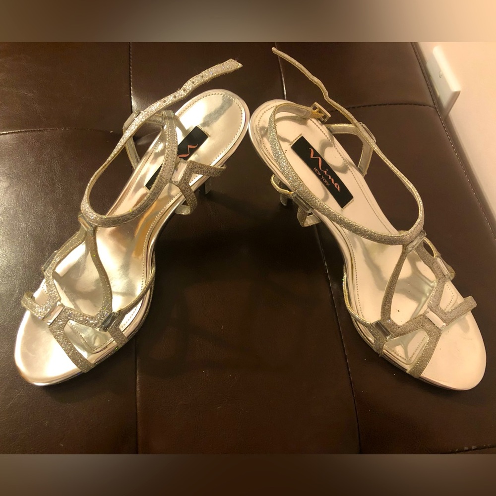 Nina Silver Heels